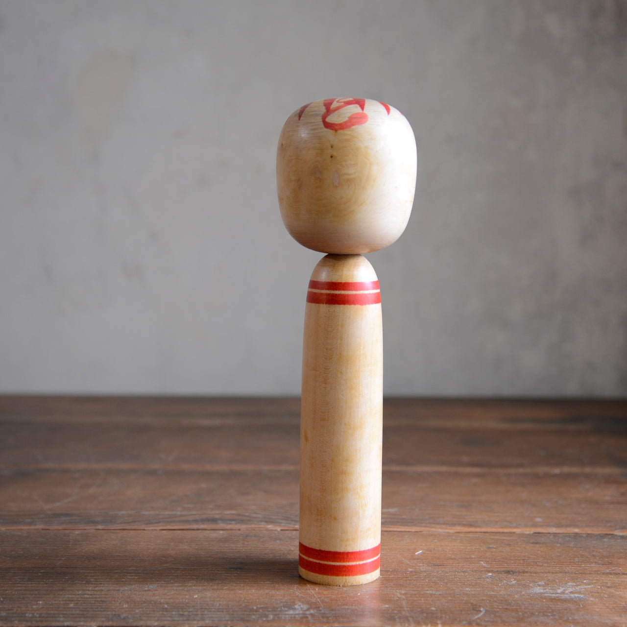 Set of 3 Traditional Japanese Folk Art Kokeshi Dolls