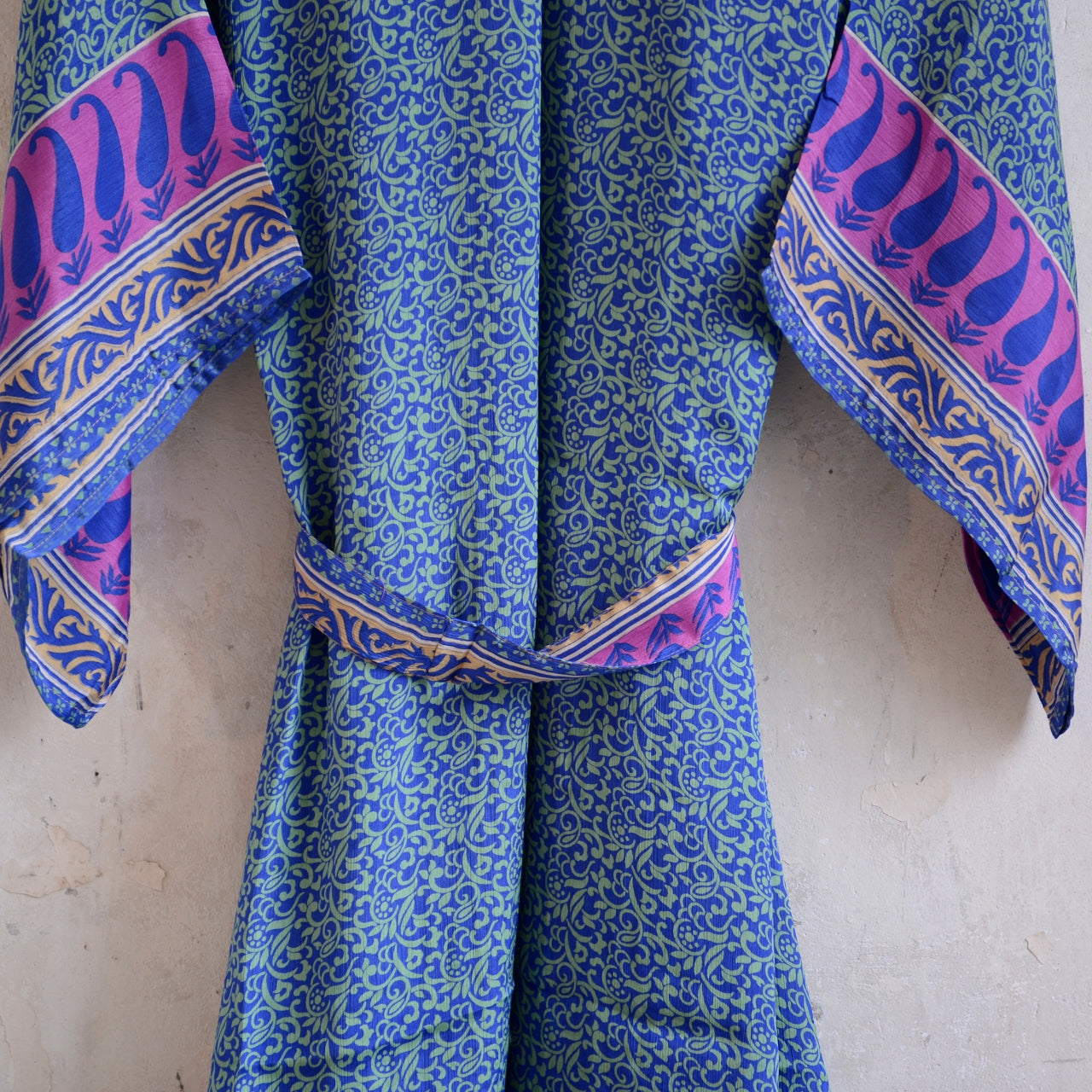 Long Vintage Silk Kimono