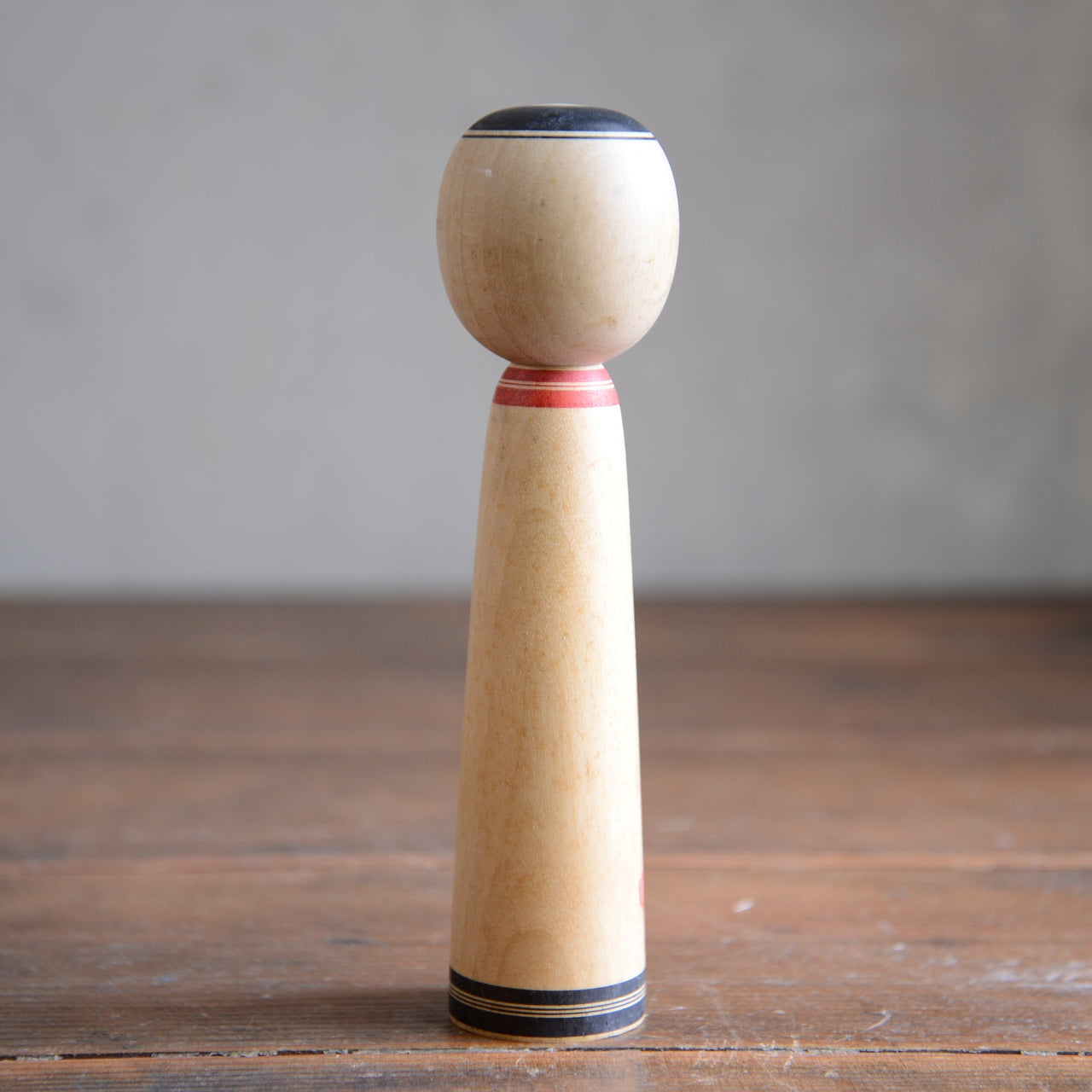 Set of 3 Traditional Japanese Folk Art Kokeshi Dolls
