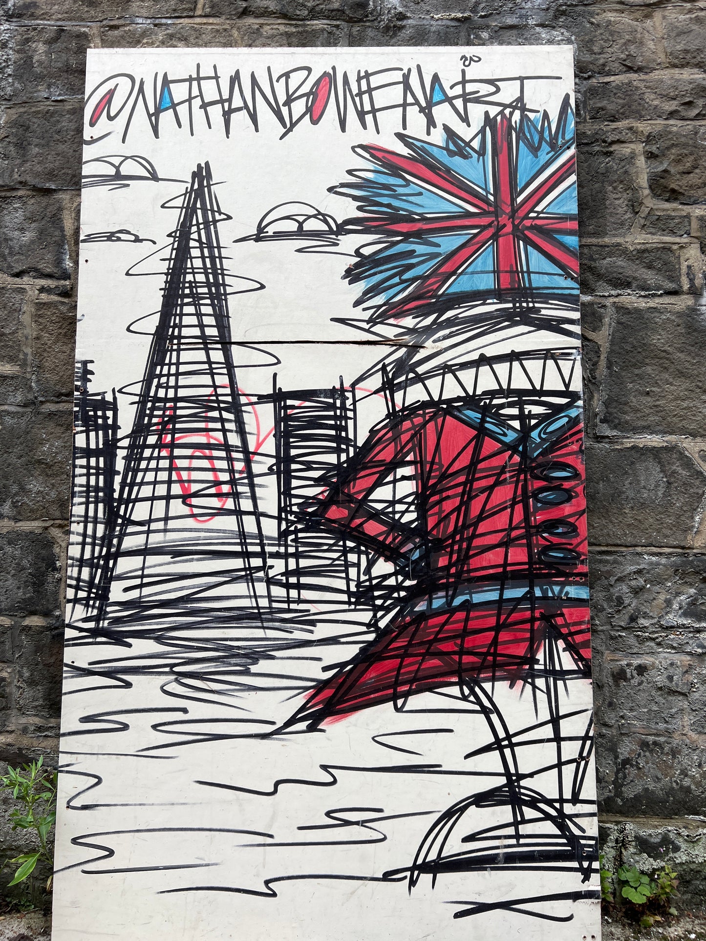 Nathan Bowen Street Art Board | Tower Signed