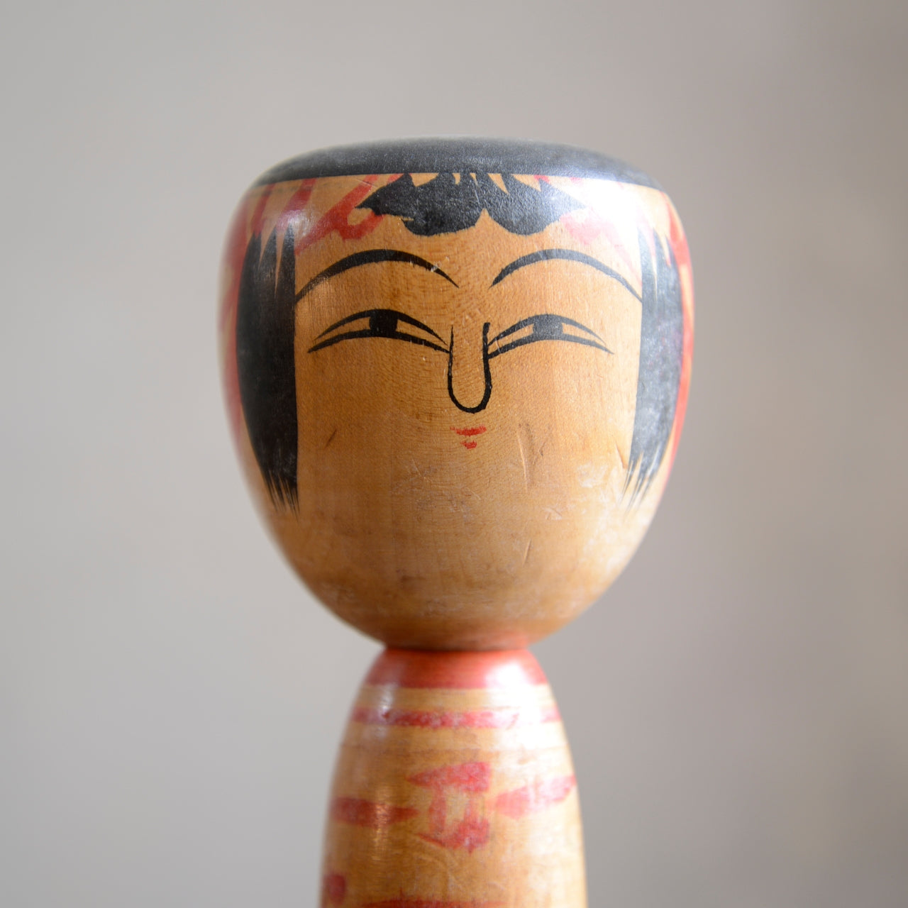 Set of 3 Traditional Japanese Folk Art Kokeshi Dolls