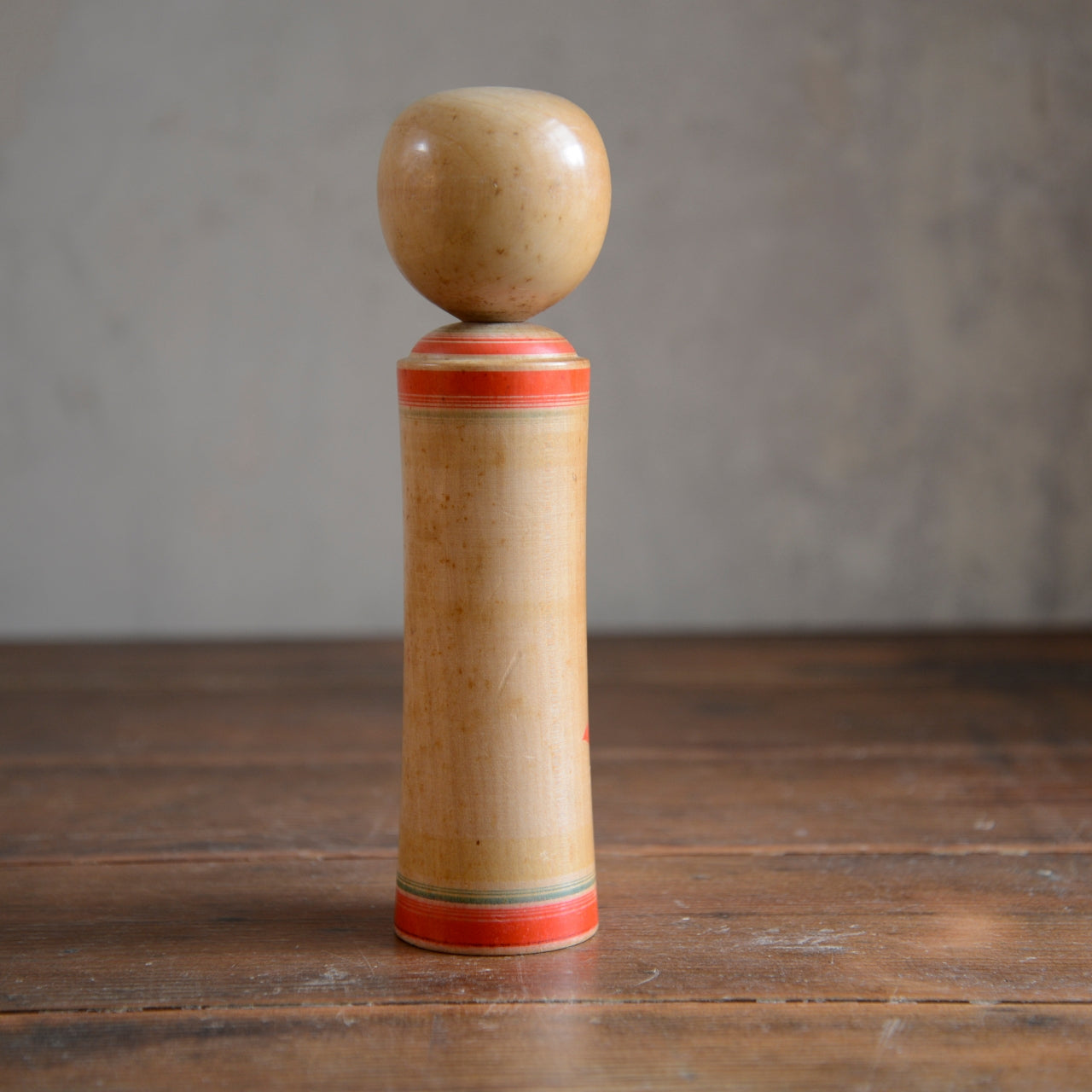 Set of 3 Traditional Japanese Folk Art Kokeshi Dolls