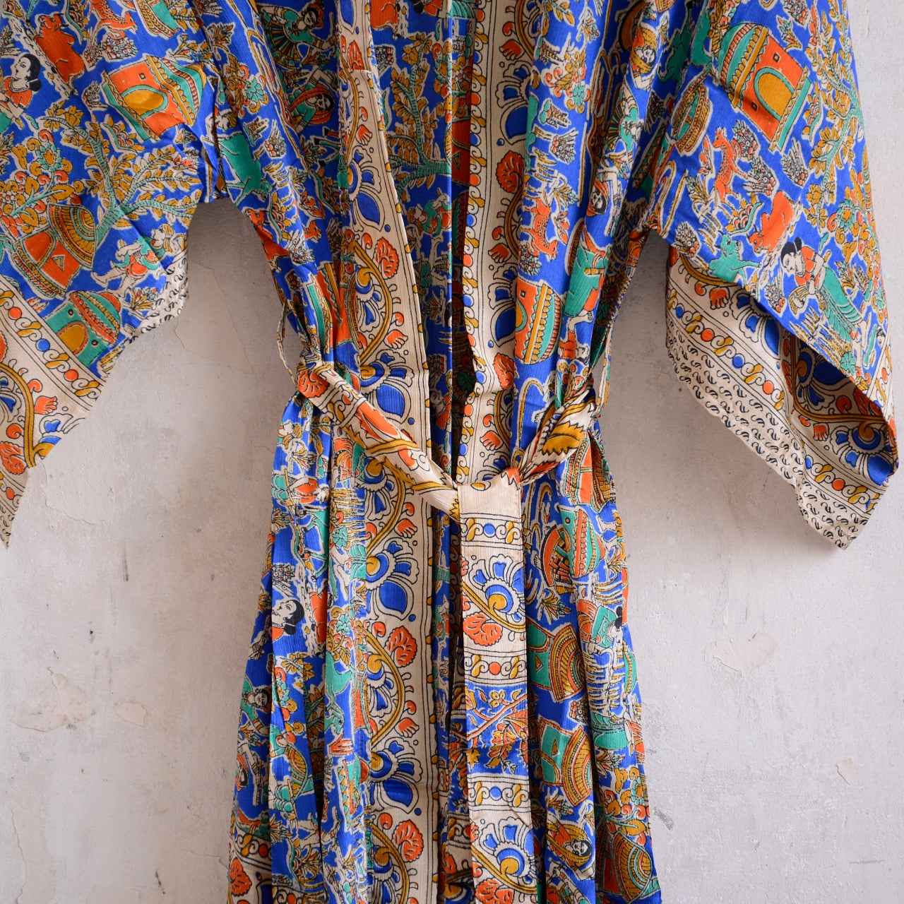 Long Vintage Silk Kimono