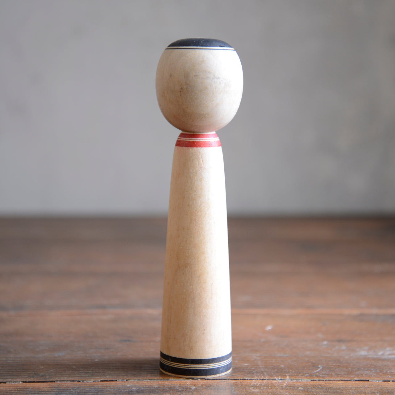 Set of 3 Traditional Japanese Folk Art Kokeshi Dolls