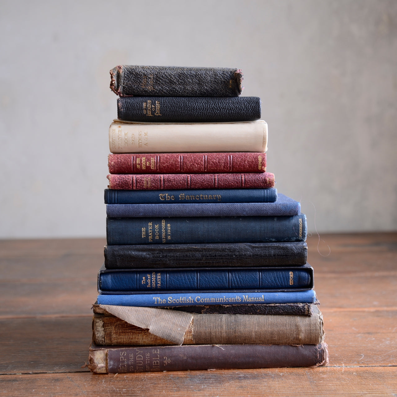 Collection of Antique Bibles, Hymn and Prayer Books
