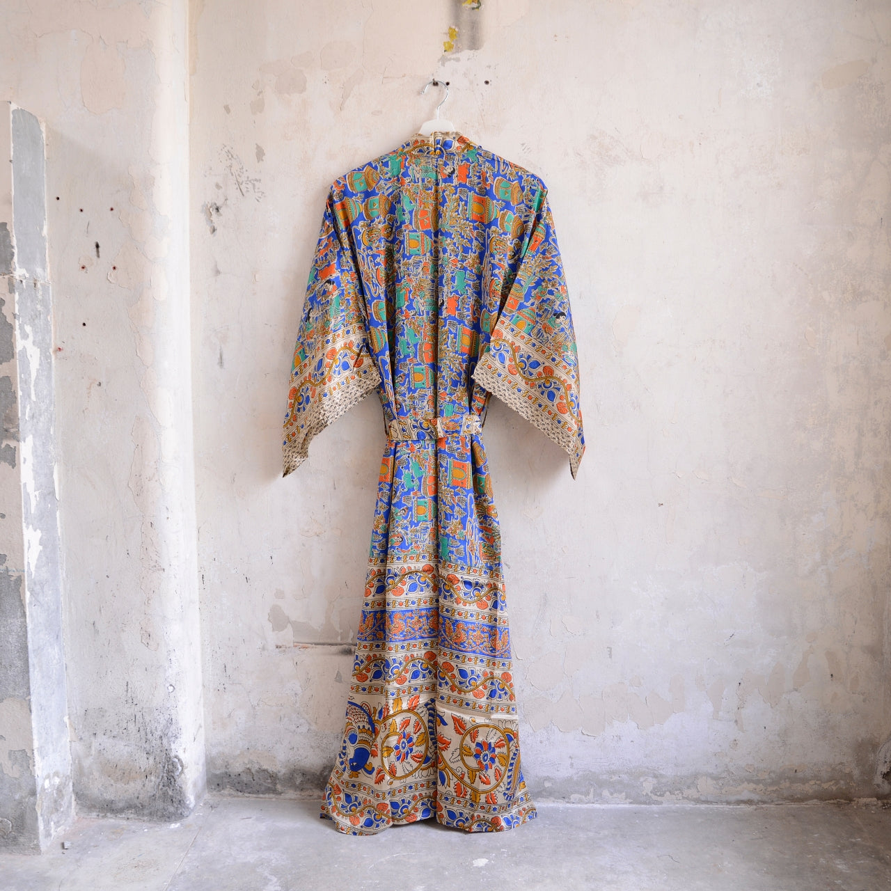 Long Vintage Silk Kimono