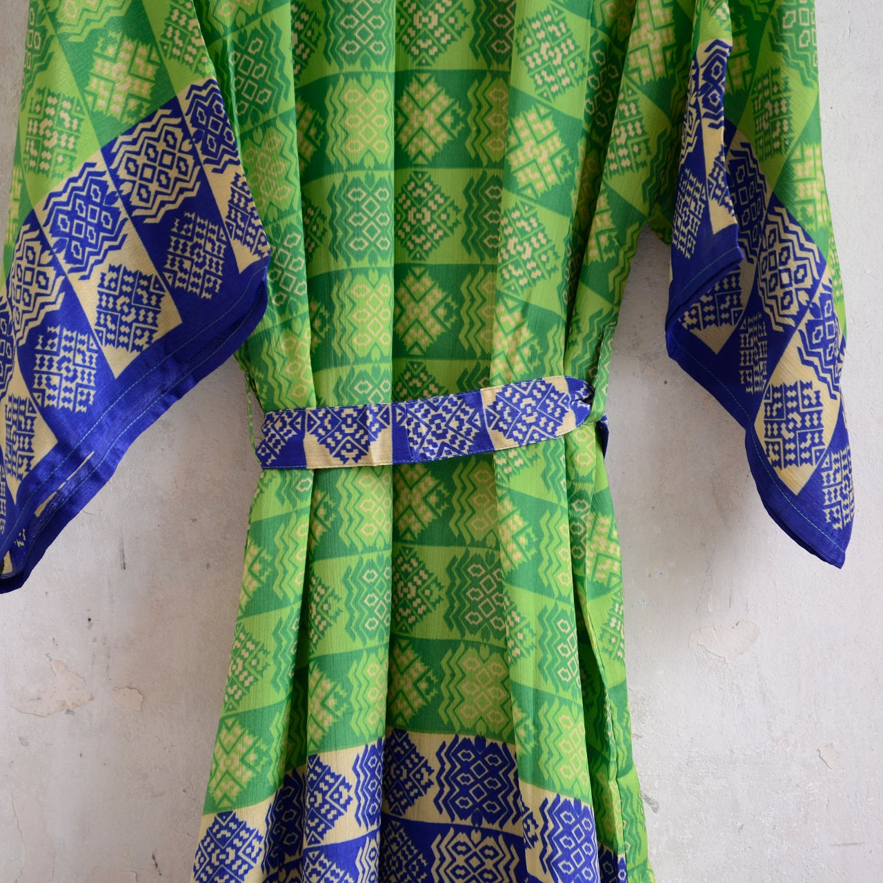 Long Vintage Silk Kimono