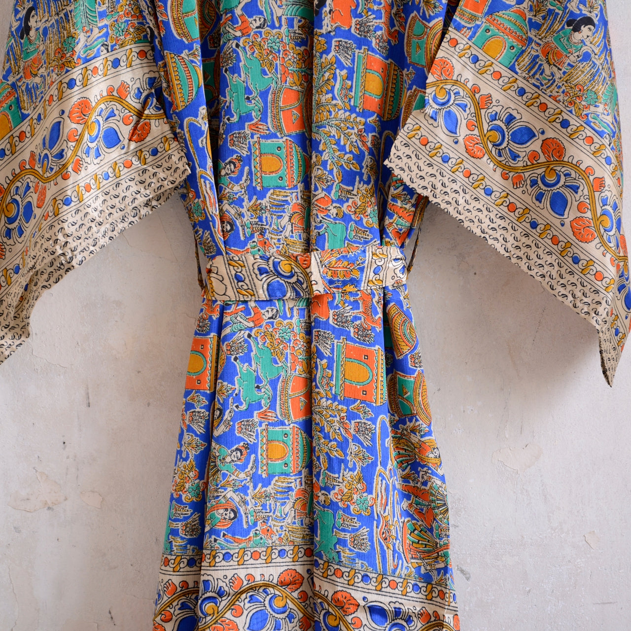 Long Vintage Silk Kimono