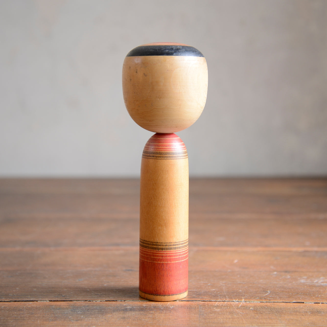 Set of 3 Traditional Japanese Folk Art Kokeshi Dolls