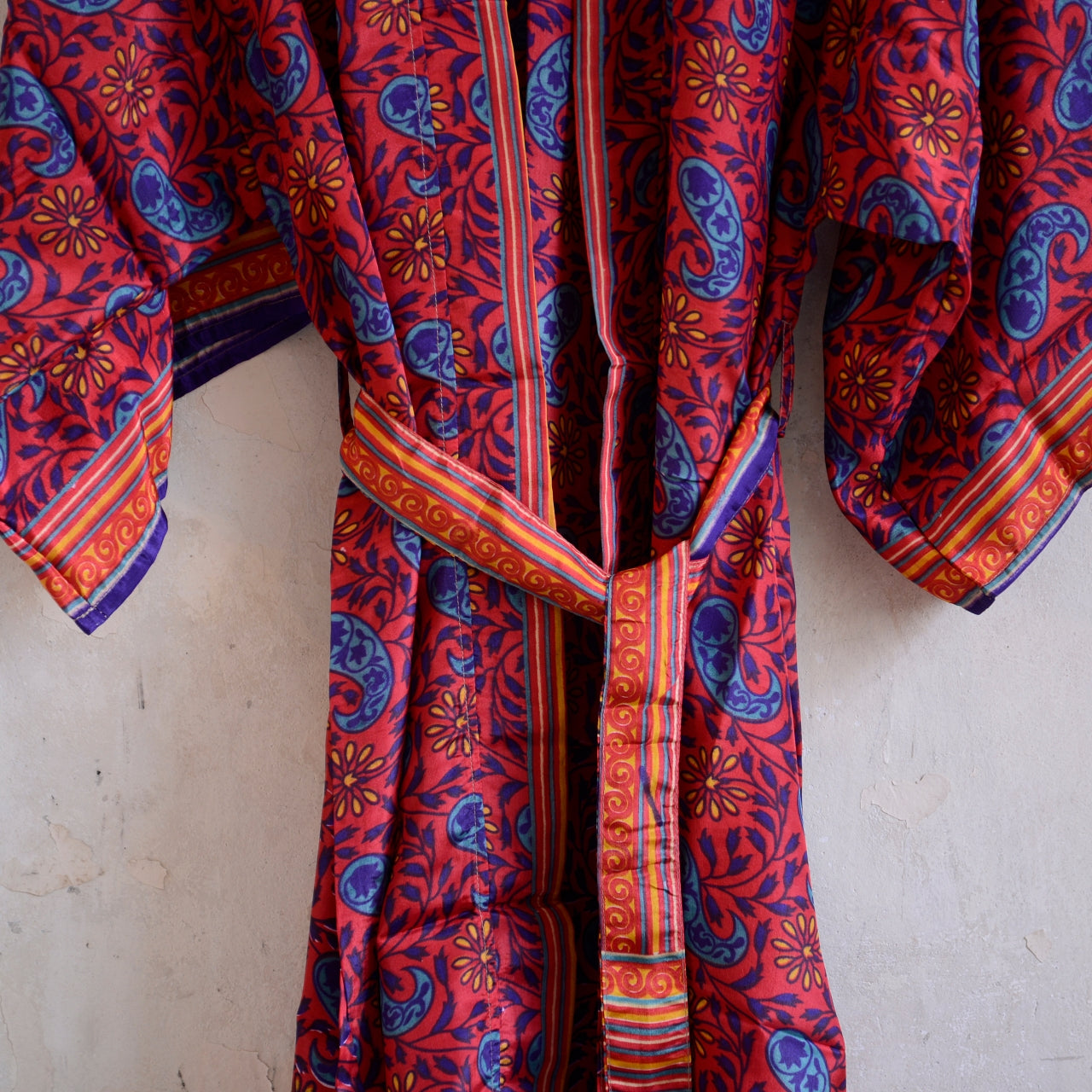 Long Vintage Silk Kimono