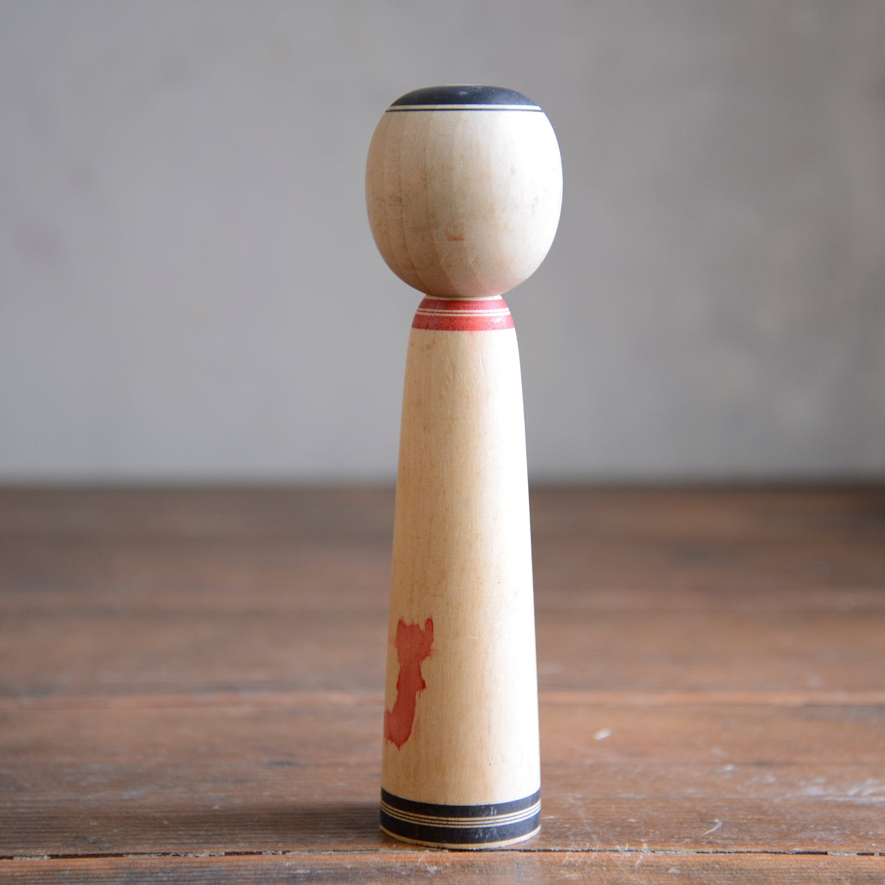Set of 3 Traditional Japanese Folk Art Kokeshi Dolls
