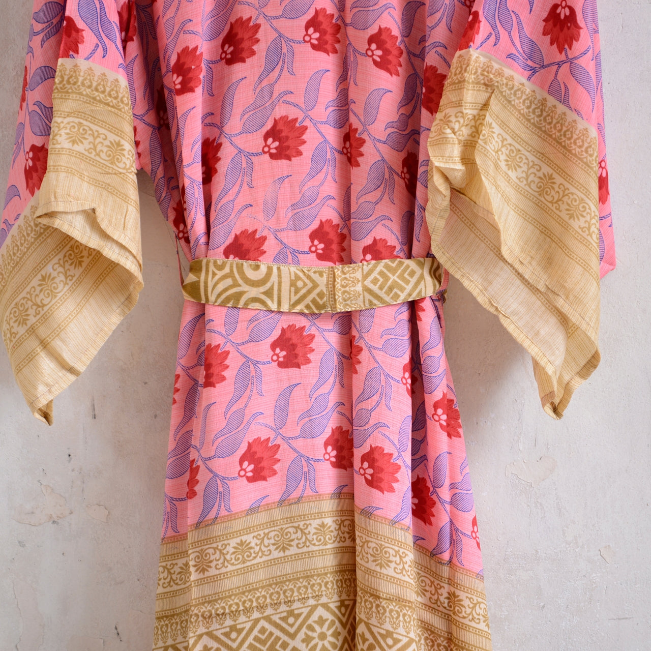 Long Vintage Silk Kimono