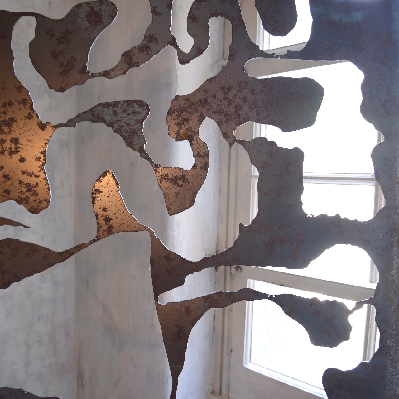 Steel Art Piece - Triangles