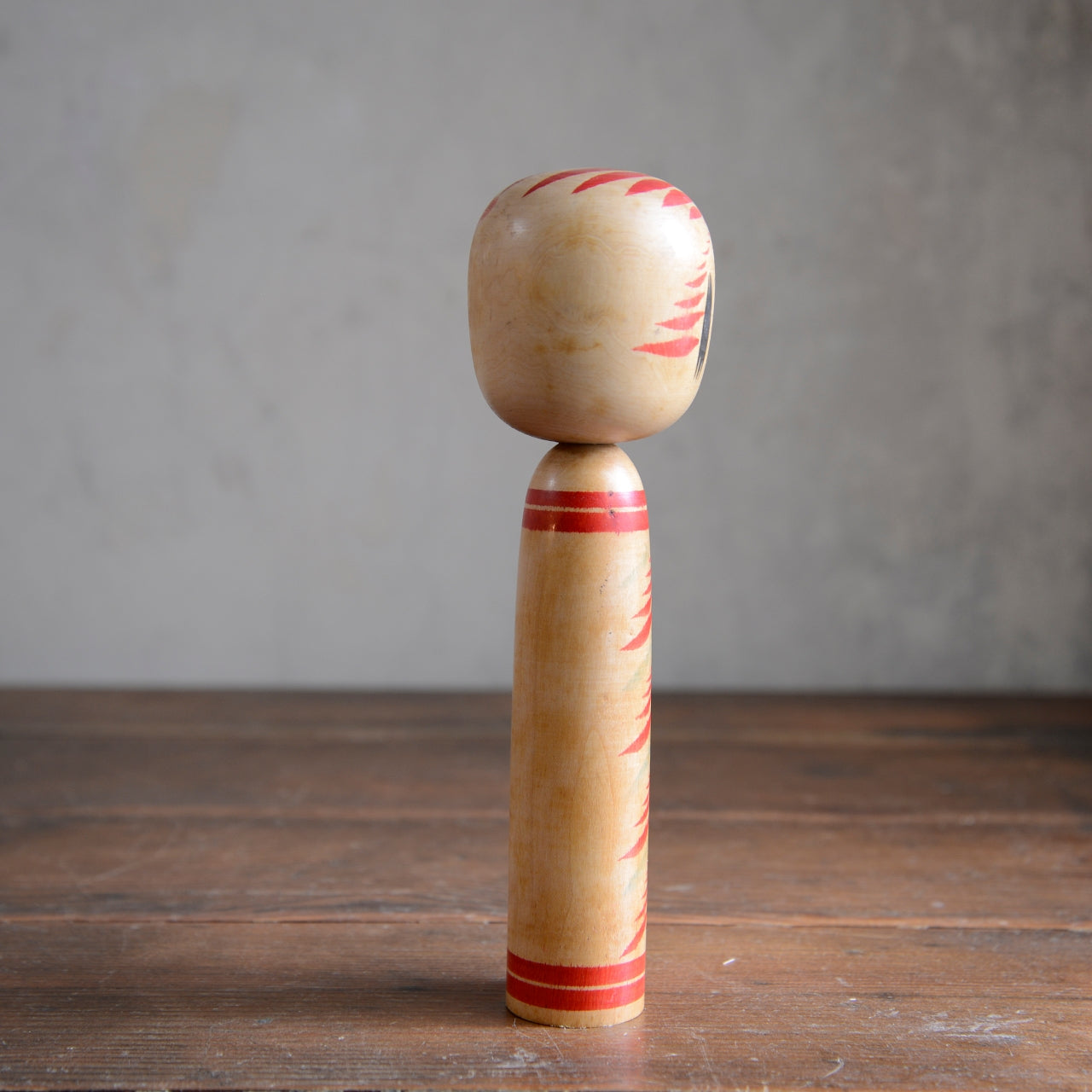 Set of 3 Traditional Japanese Folk Art Kokeshi Dolls
