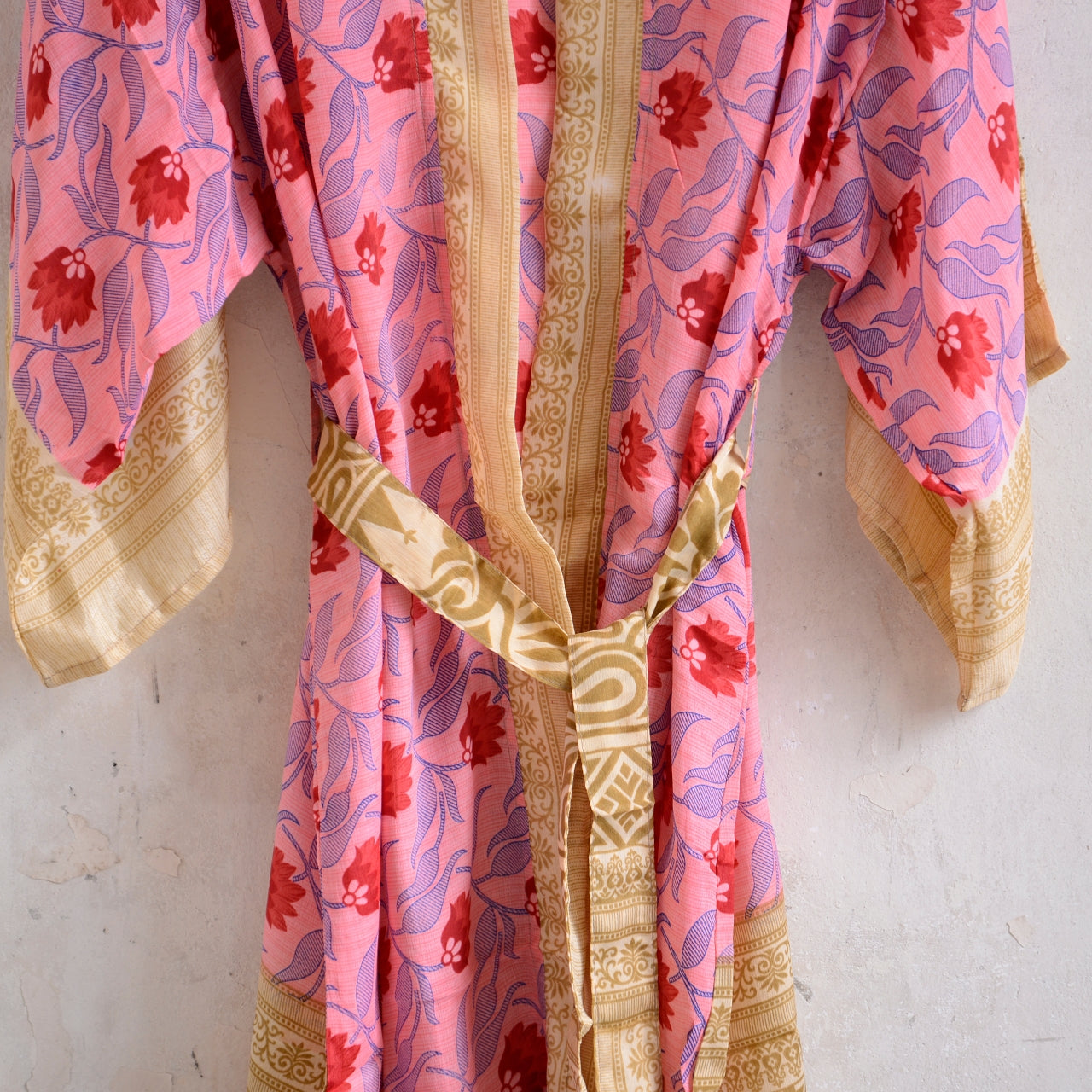 Long Vintage Silk Kimono