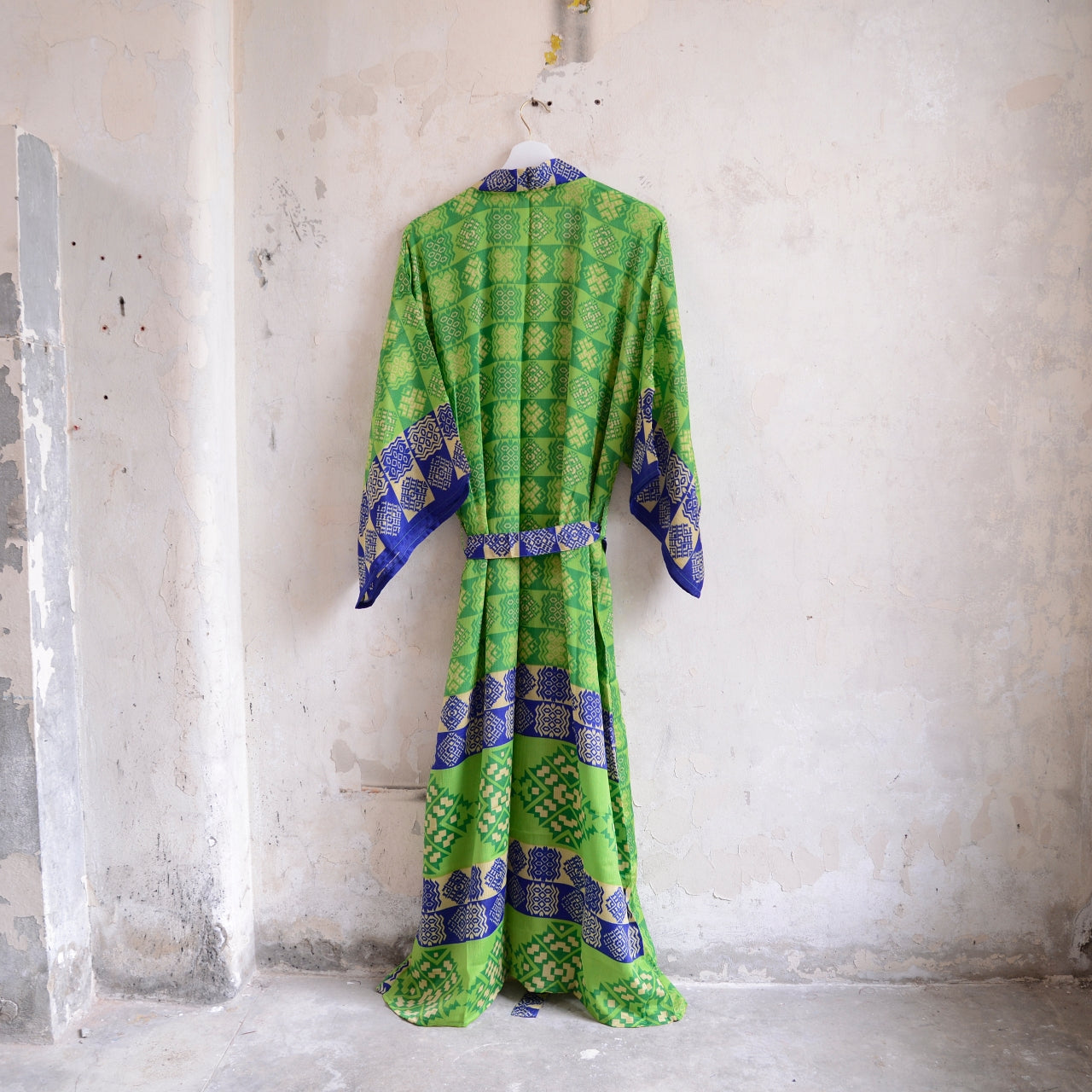 Long Vintage Silk Kimono