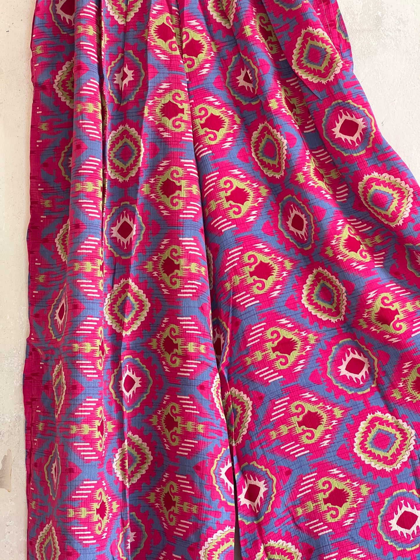 Vintage Silk Trousers & Shirt Co-ordinated Set