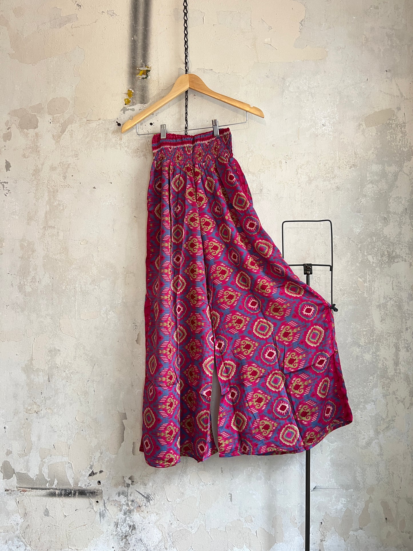 Vintage Silk Trousers & Shirt Co-ordinated Set