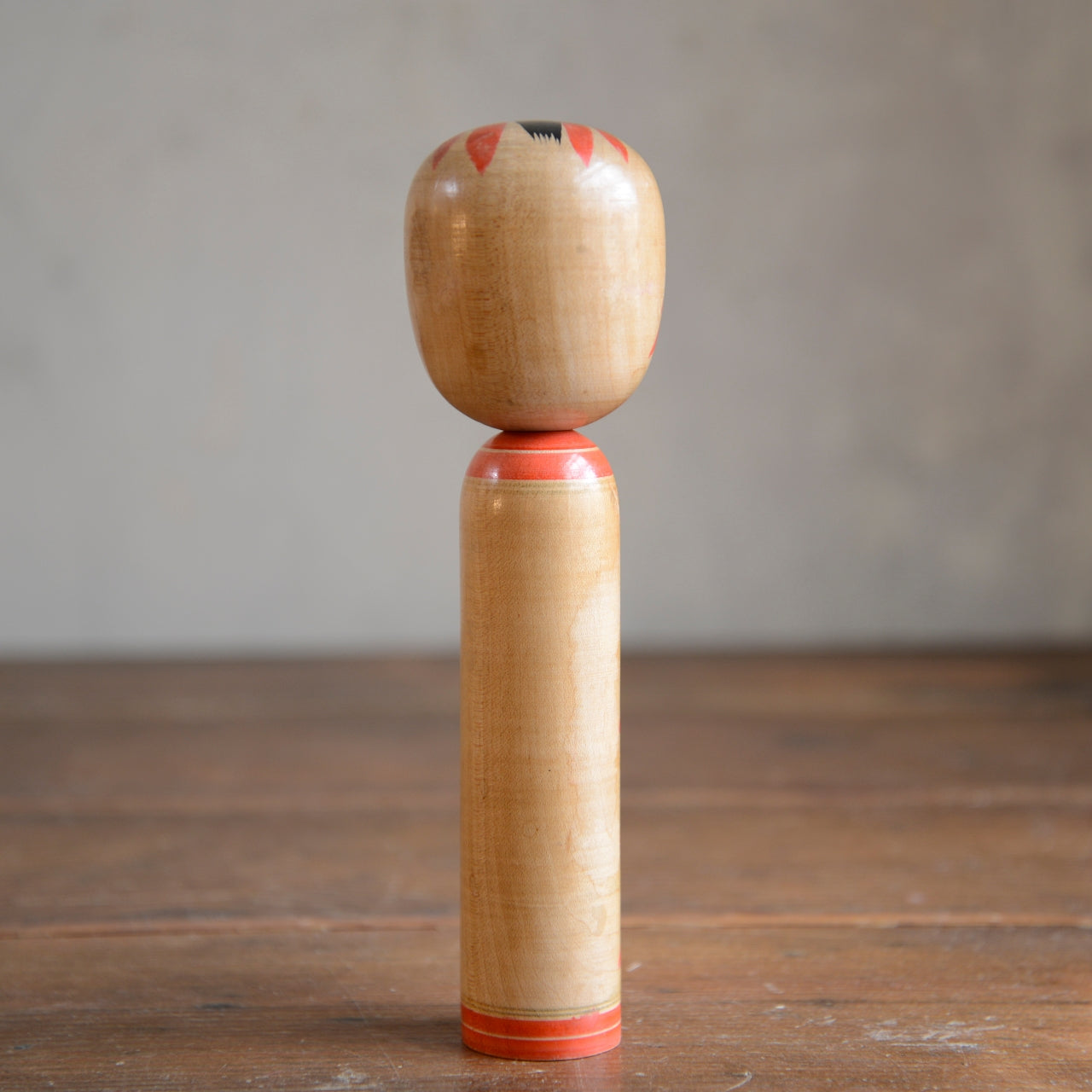 Set of 3 Traditional Japanese Folk Art Kokeshi Dolls