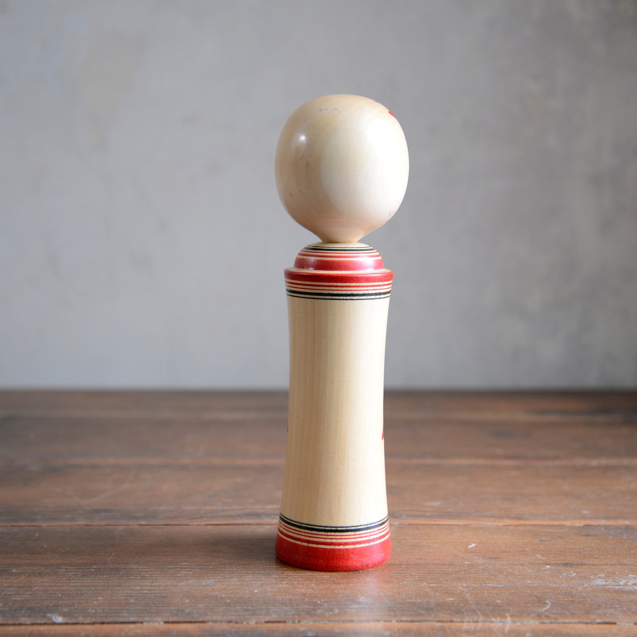 Set of 3 Traditional Japanese Folk Art Kokeshi Dolls