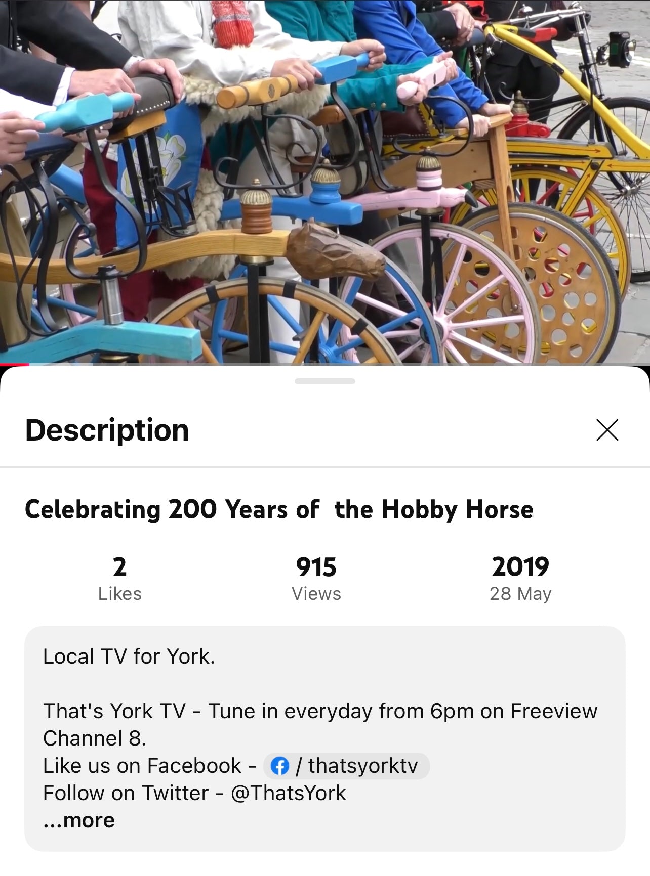 Bicentennial Replica Hobbyhorse