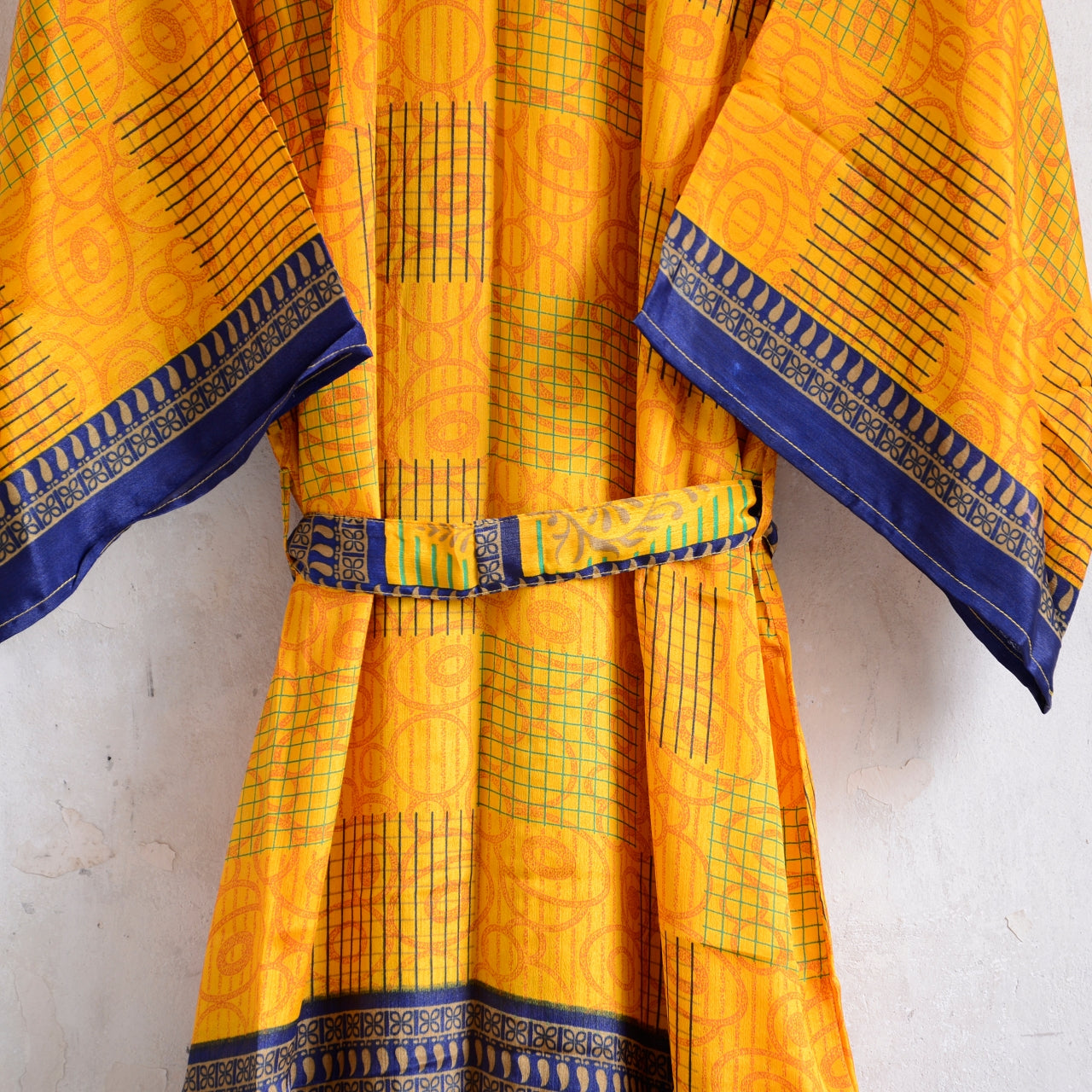 Long Vintage Silk Kimono