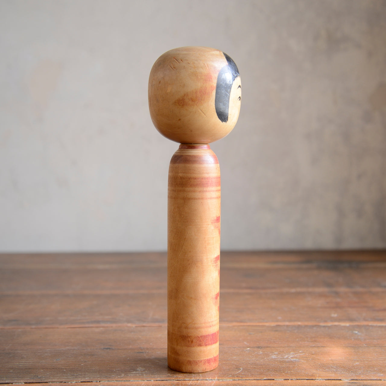 Set of 3 Traditional Japanese Folk Art Kokeshi Dolls