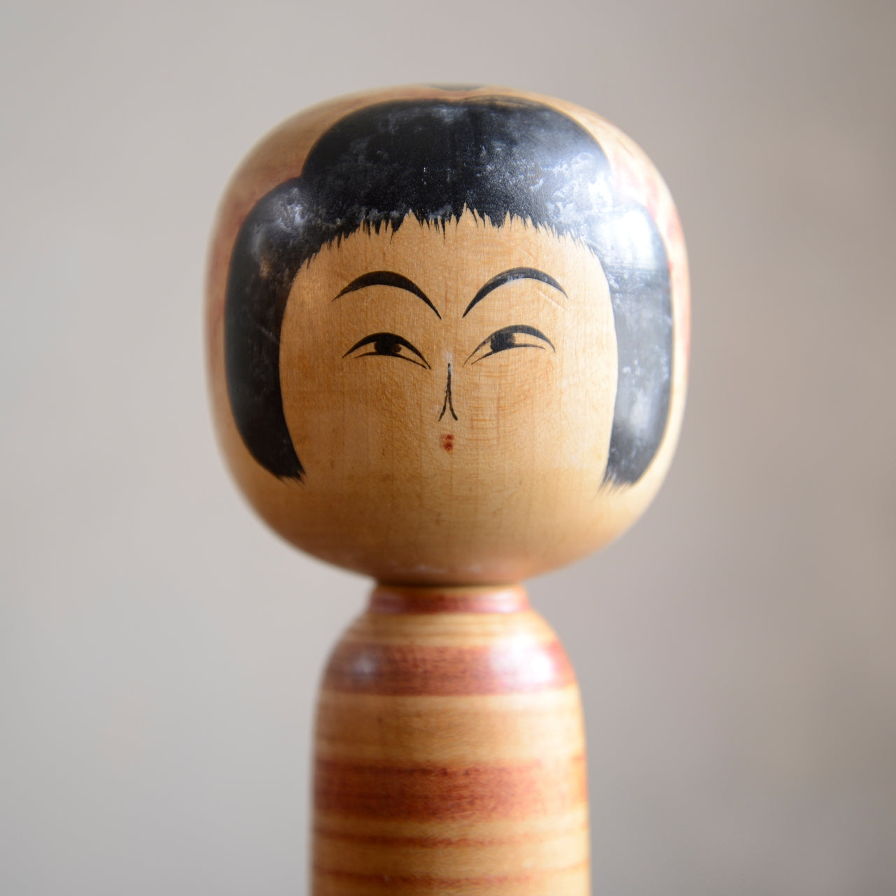Set of 3 Traditional Japanese Folk Art Kokeshi Dolls