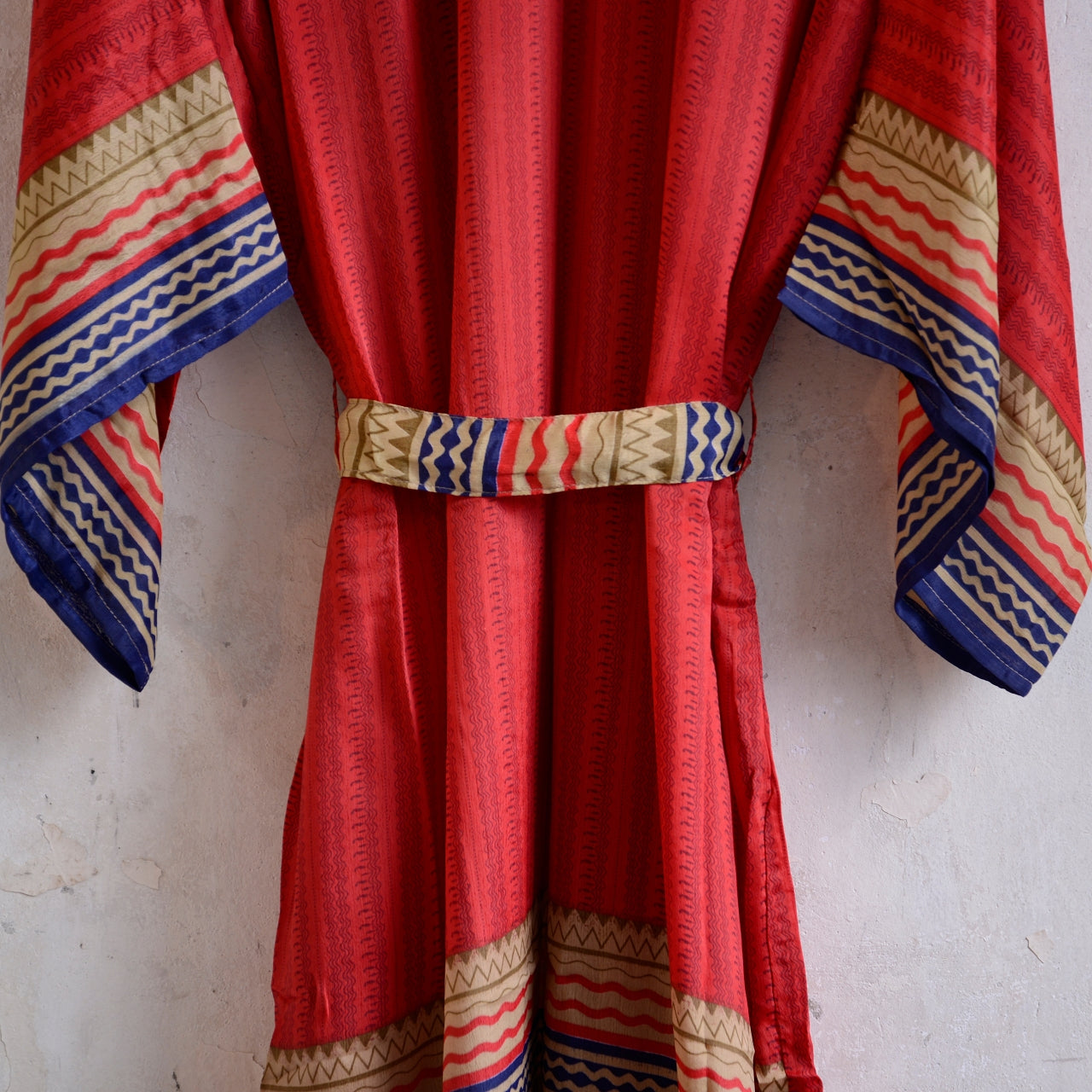 Long Vintage Silk Kimono