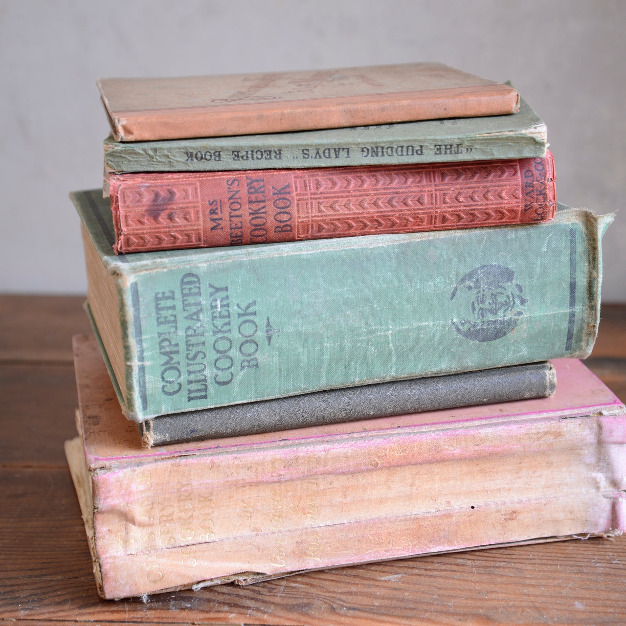 Collection of Antique Cookery Books