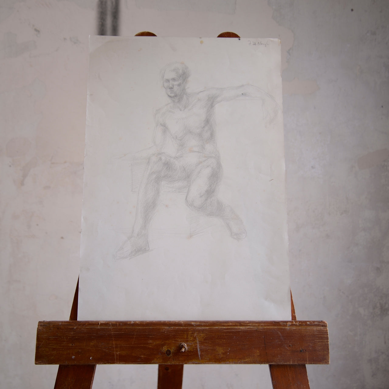 Collection of Male Life Studies | FREDA H. CLOUGH (English 1915-2008)