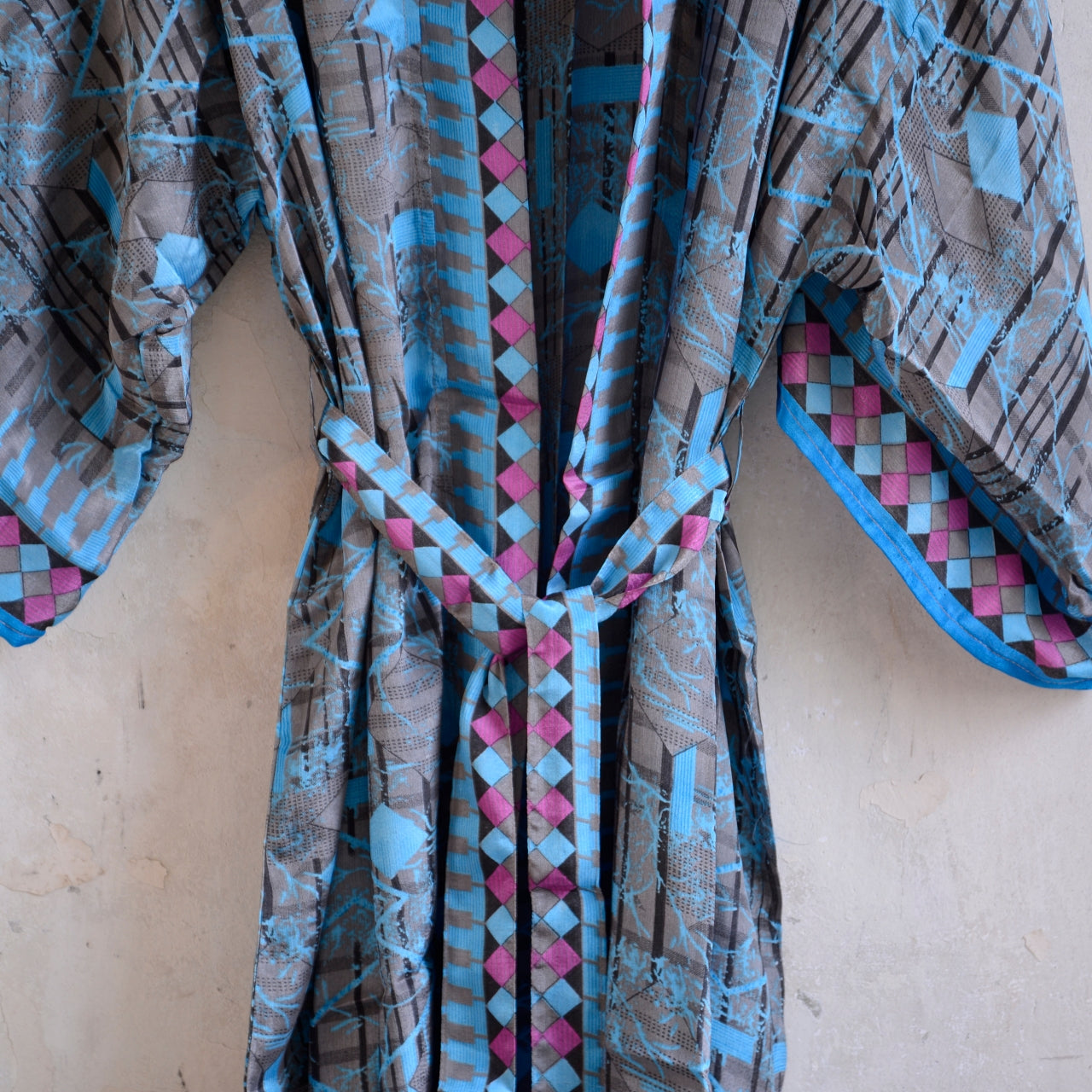 Long Vintage Silk Kimono