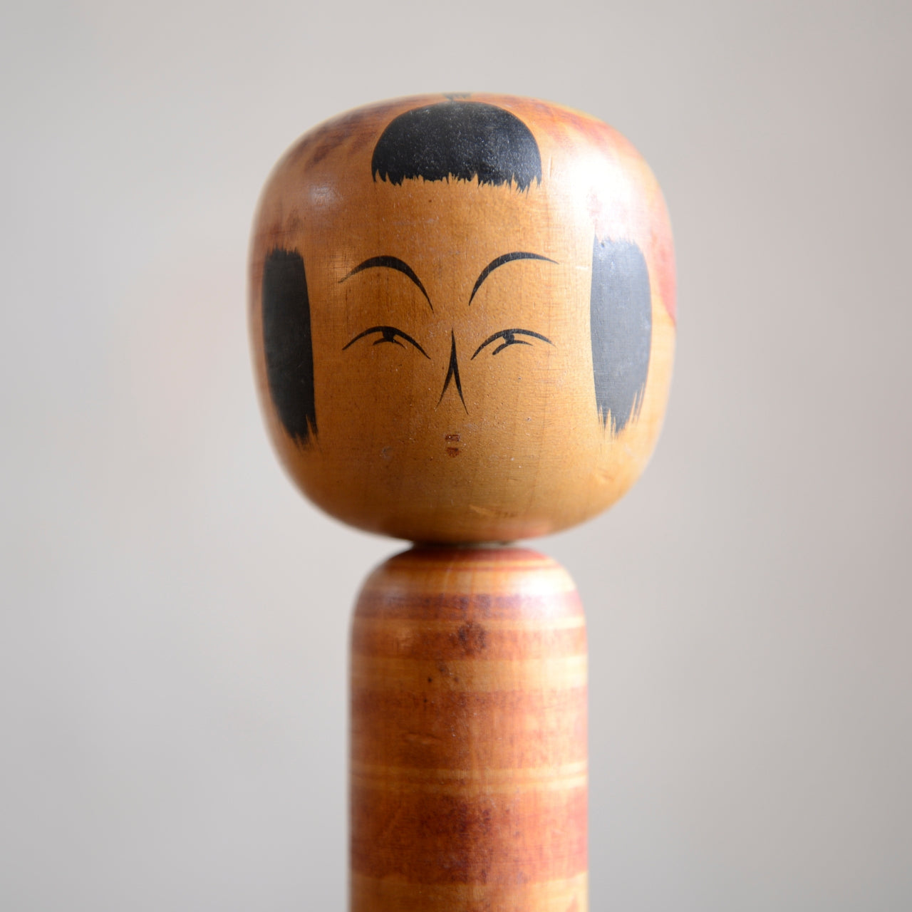 Set of 2 Traditional Japanese Folk Art Kokeshi Dolls