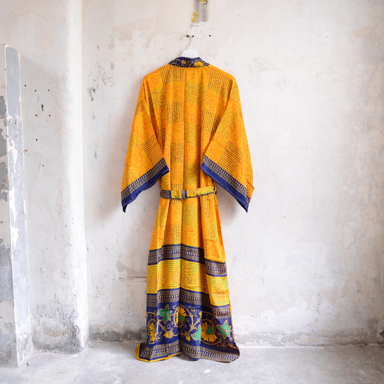 Long Vintage Silk Kimono