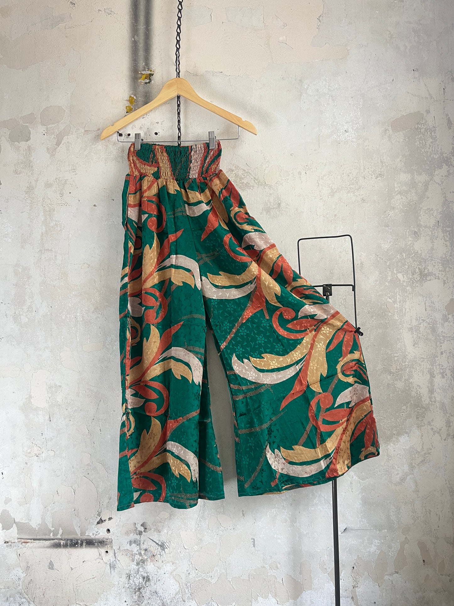 Vintage Silk Trousers & Shirt Co-ordinated Set