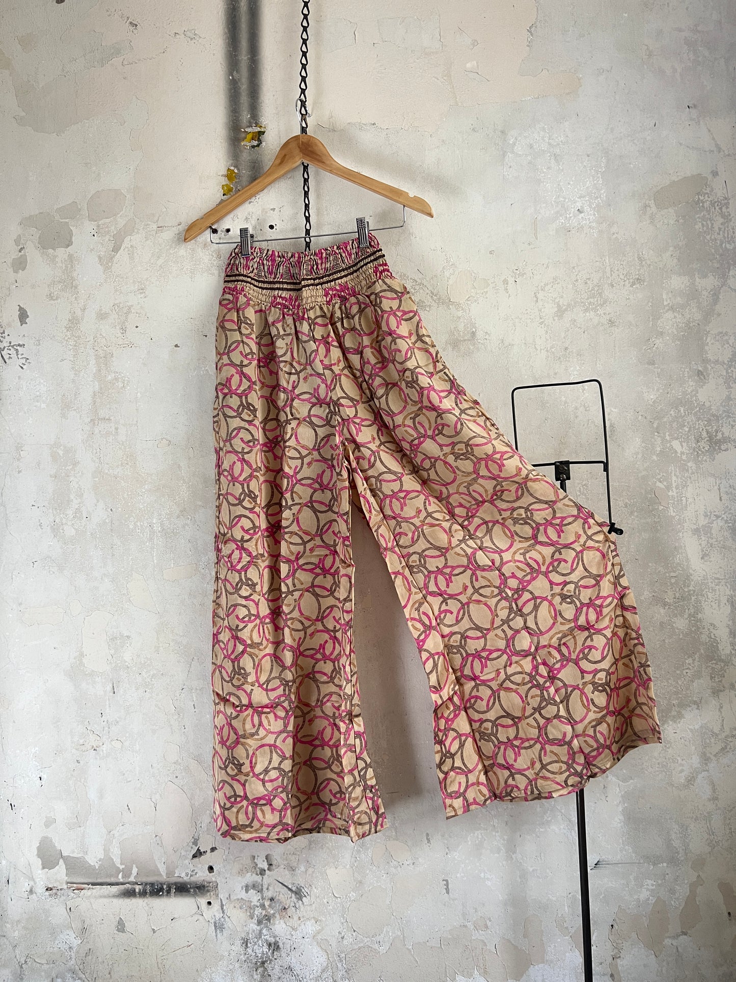 Vintage Silk Trousers & Shirt Co-ordinated Set