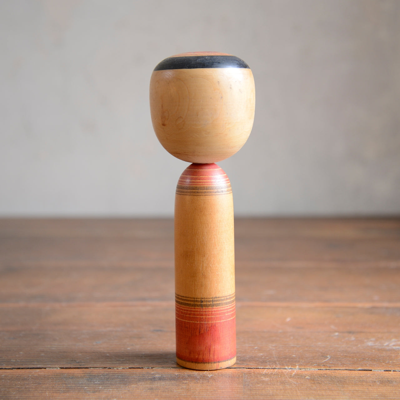 Set of 3 Traditional Japanese Folk Art Kokeshi Dolls