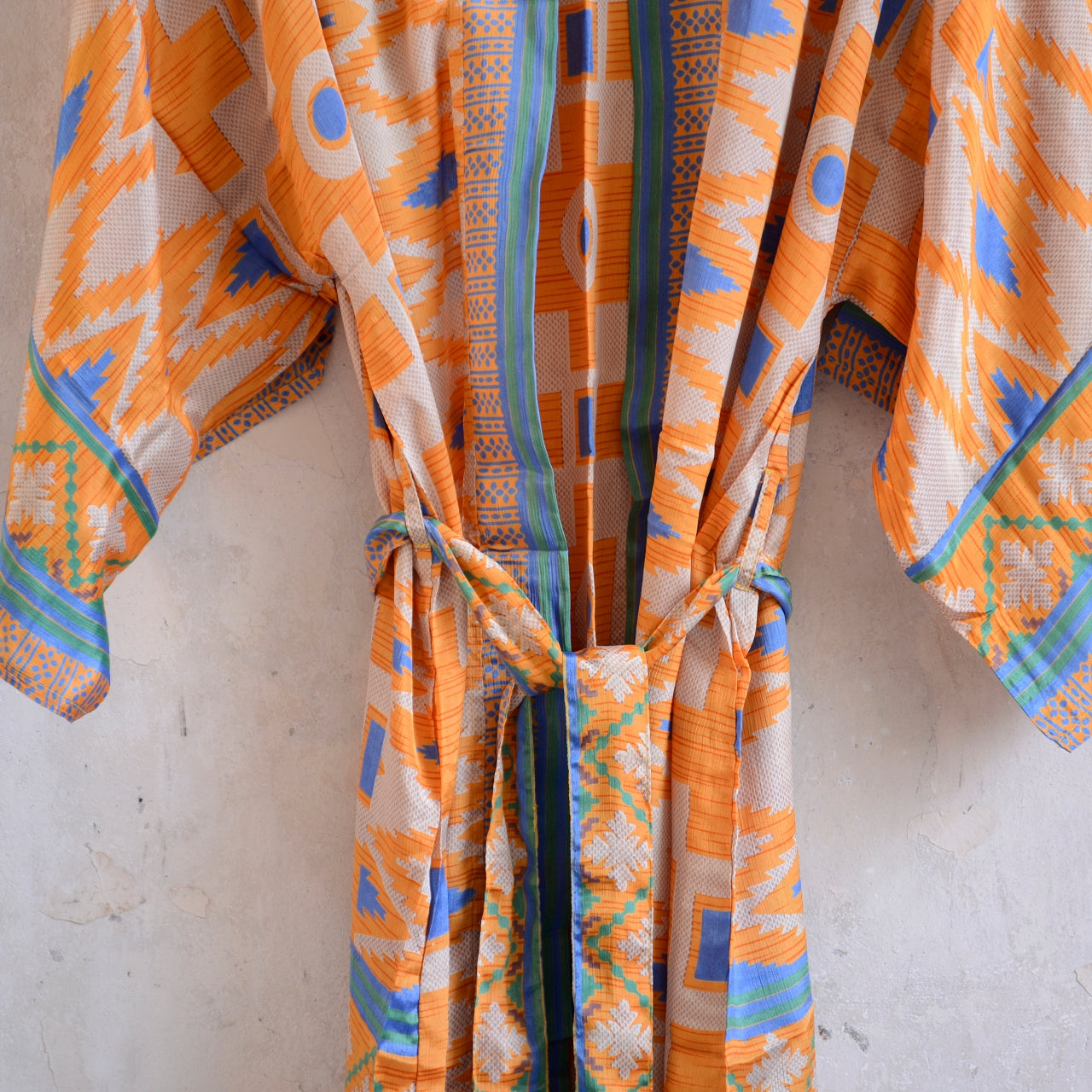 Long Vintage Silk Kimono