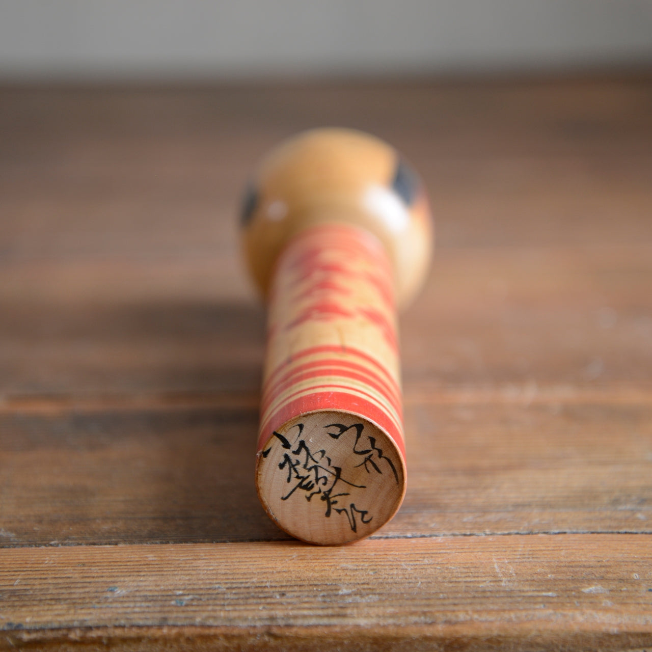 Set of 3 Traditional Japanese Folk Art Kokeshi Dolls