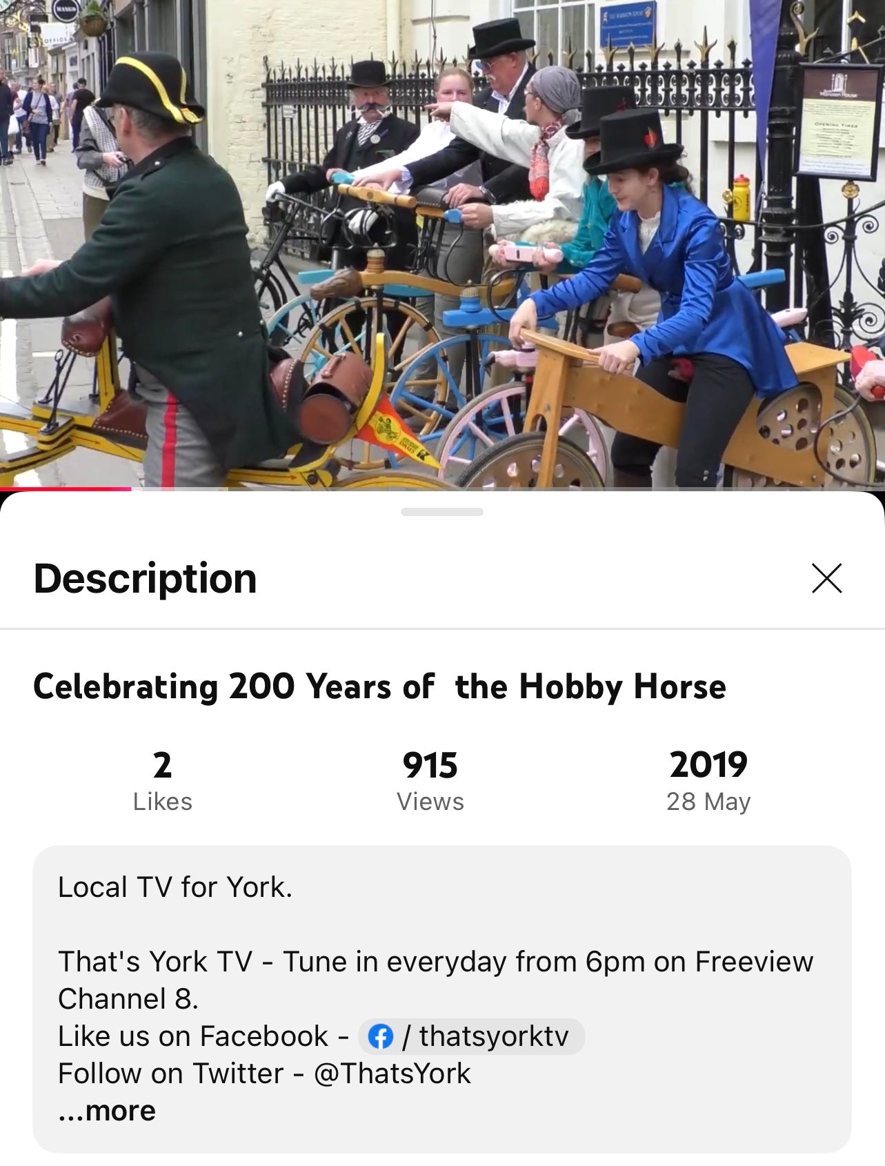 Bicentennial Replica Hobbyhorse