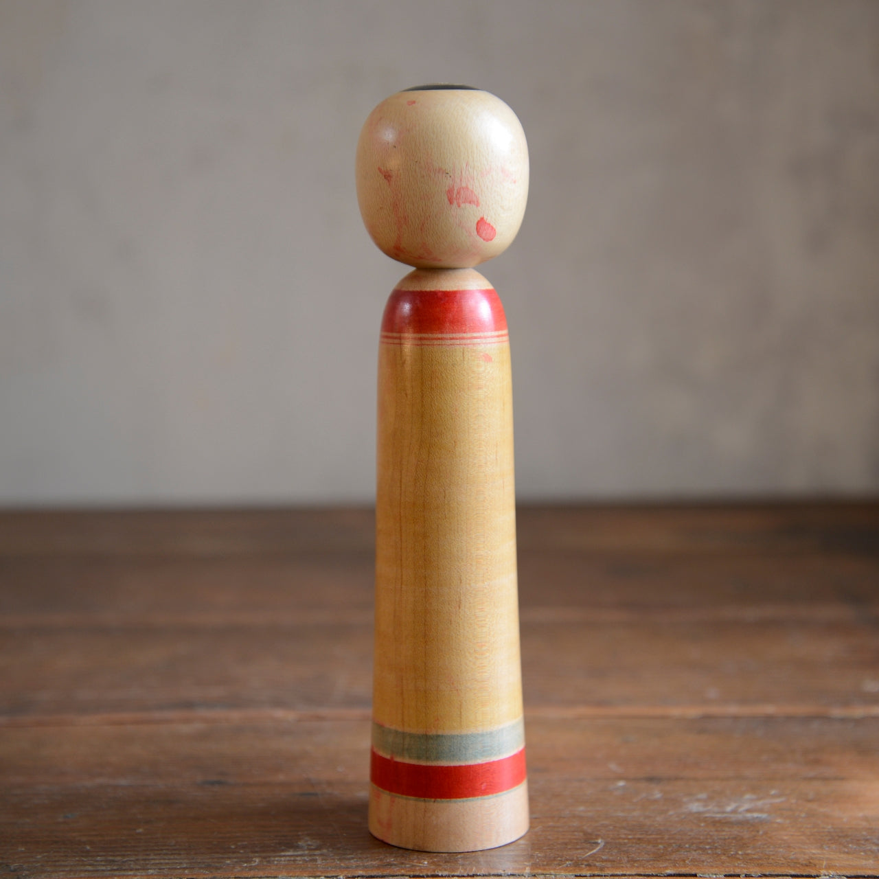 Set of 3 Traditional Japanese Folk Art Kokeshi Dolls