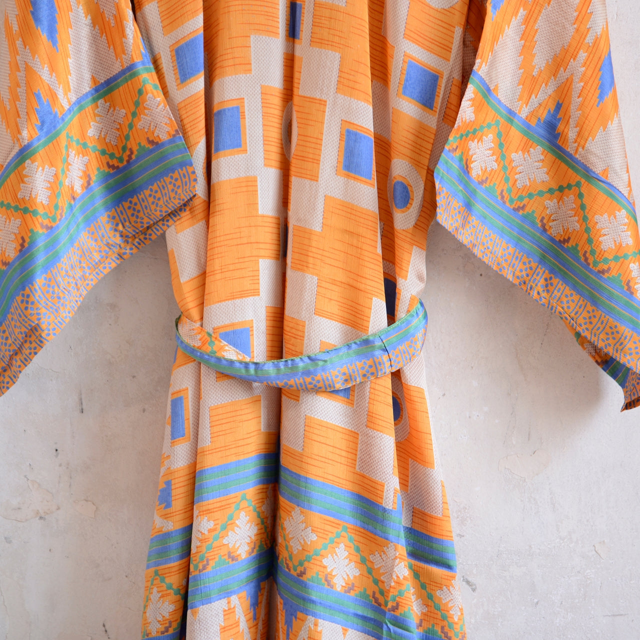Long Vintage Silk Kimono