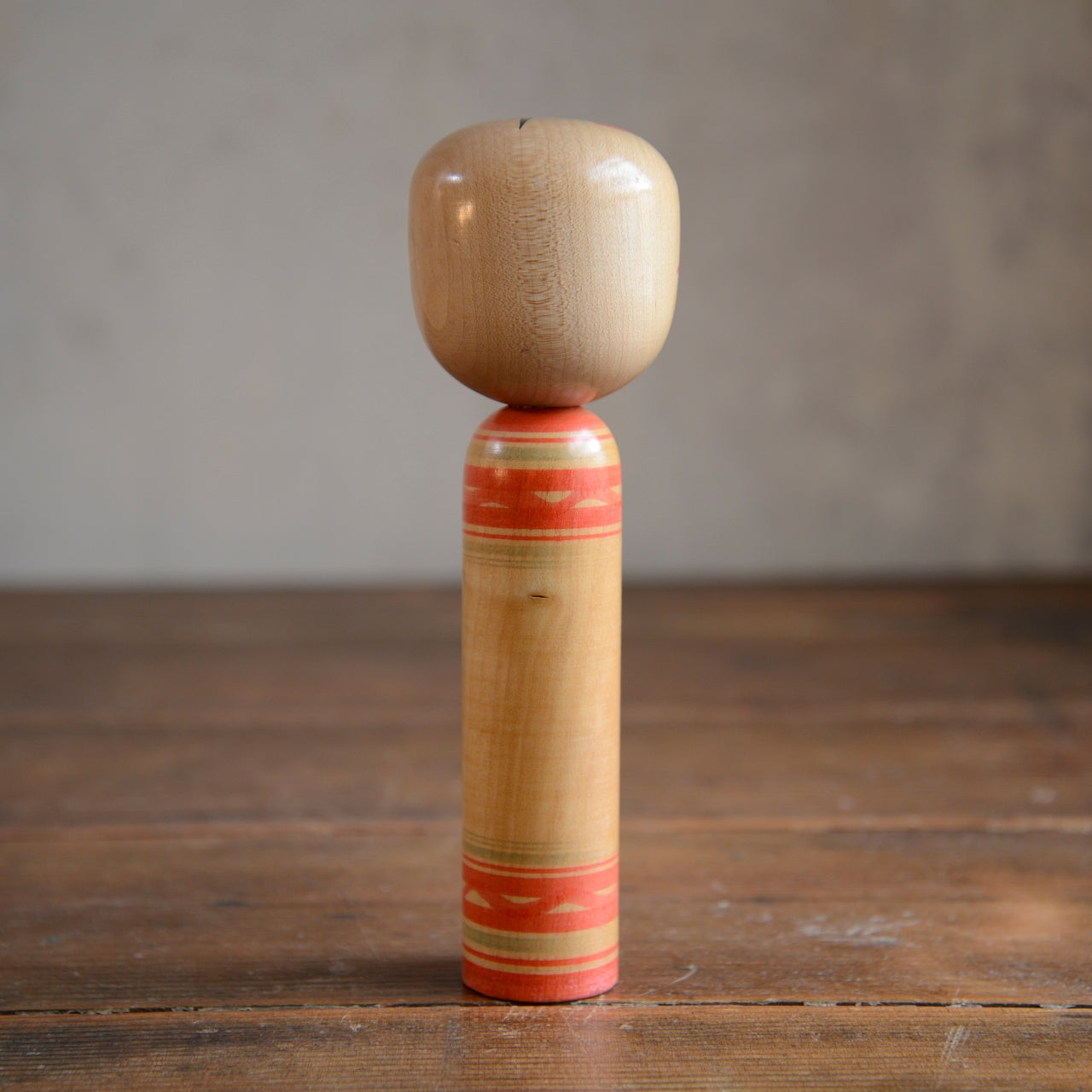 Set of 3 Traditional Japanese Folk Art Kokeshi Dolls