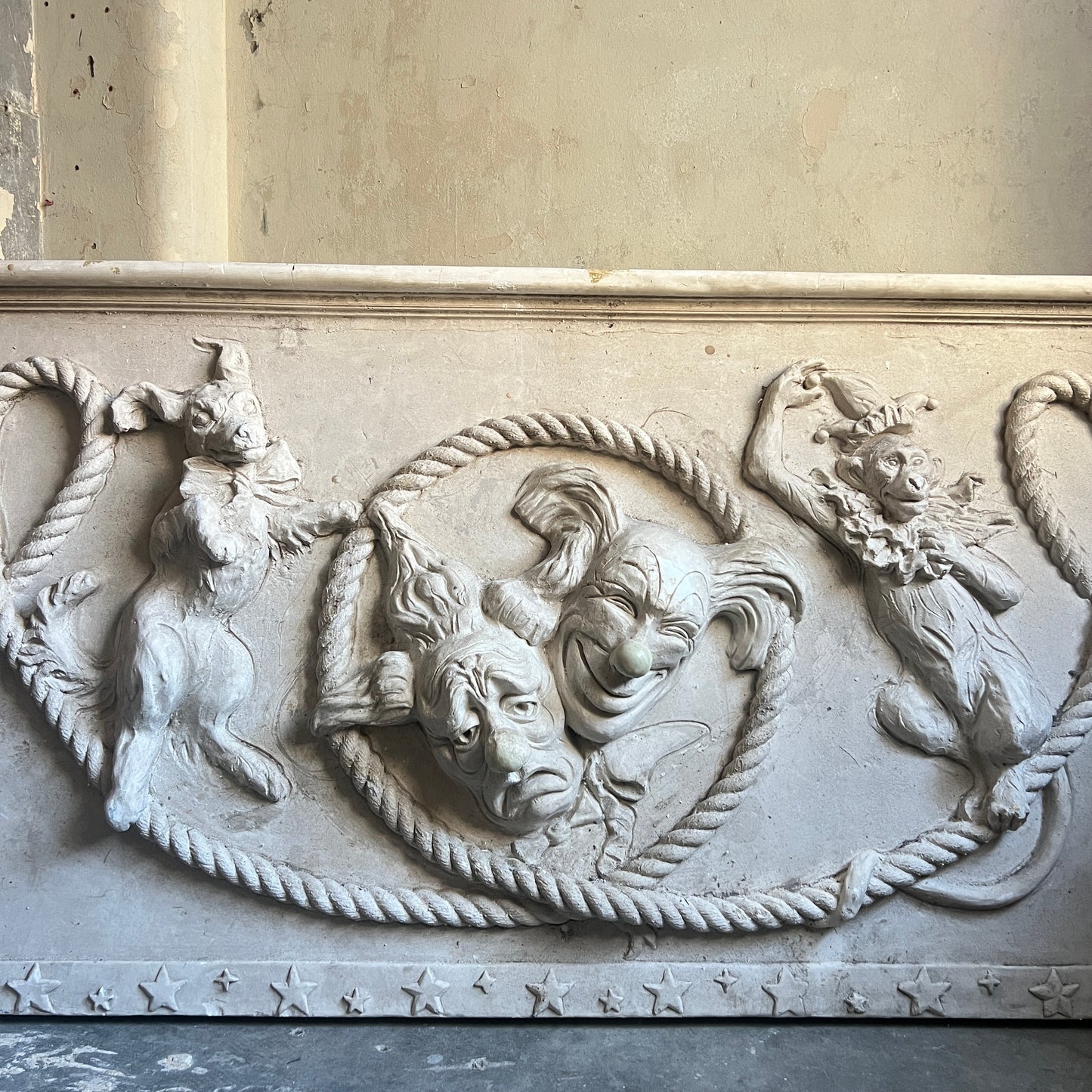 Large Plaster “Comedy & Tragedy” Theatre Panels
