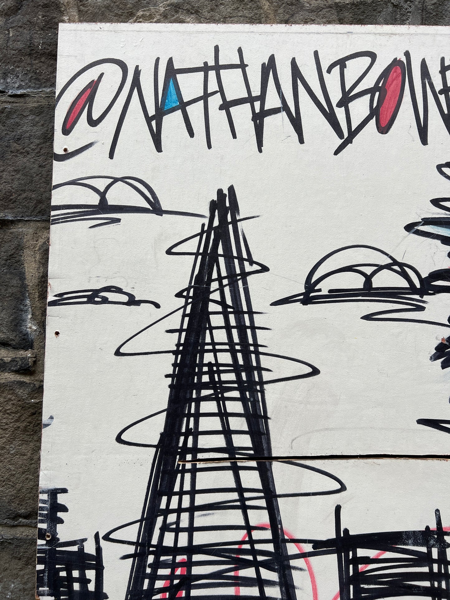 Nathan Bowen Street Art Board | Tower Signed