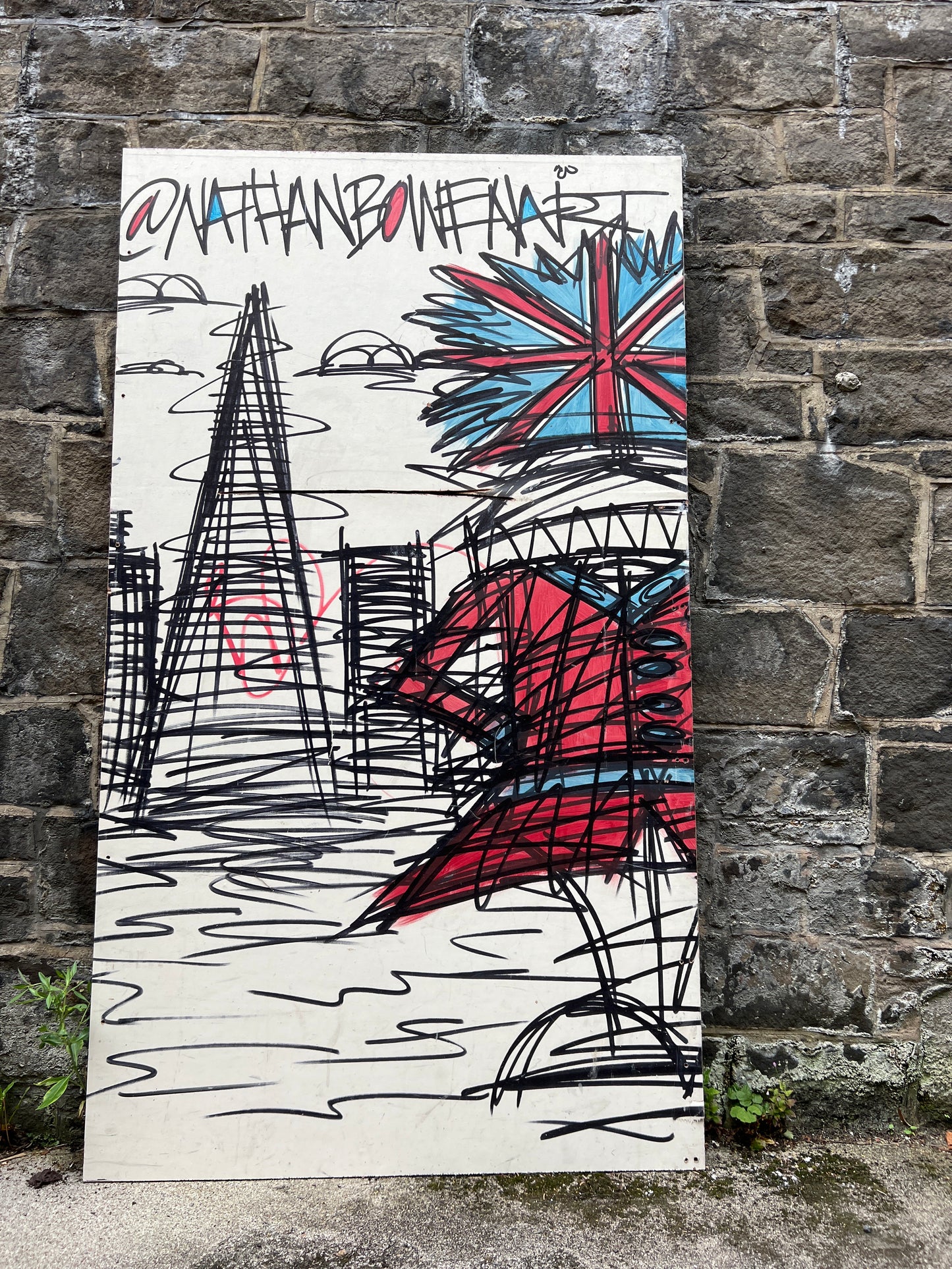 Nathan Bowen Street Art Board | Tower Signed