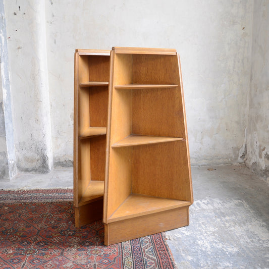 Pair of Ebenezer Gomme Brandon G Plan Pyramid Bookshelves