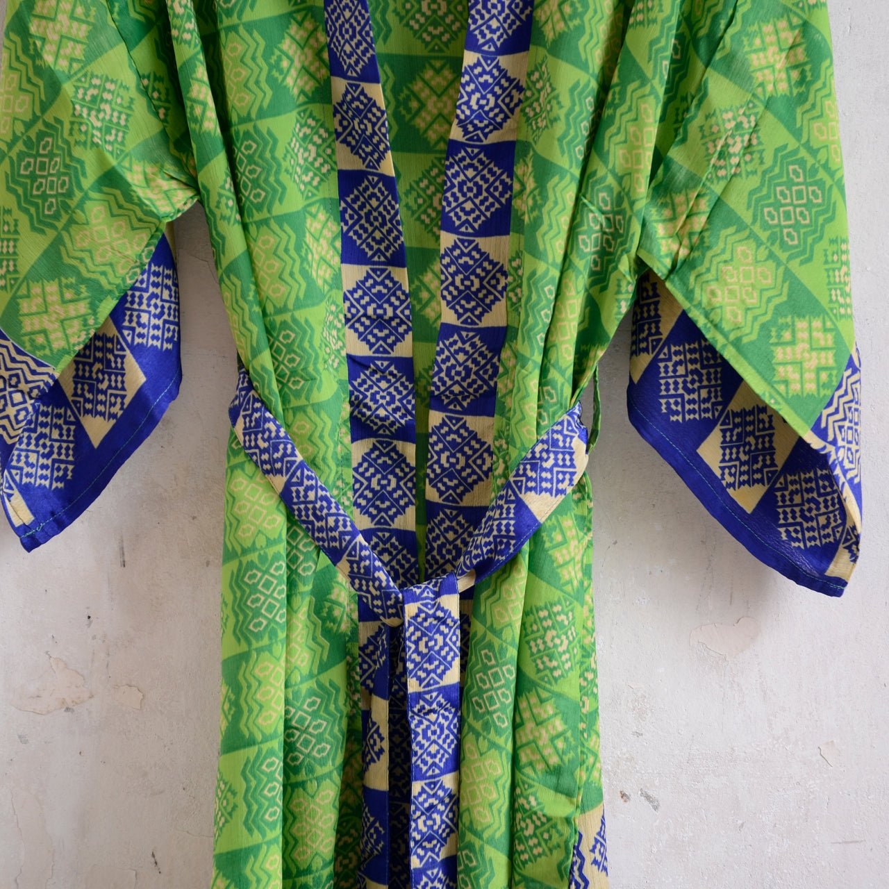 Long Vintage Silk Kimono