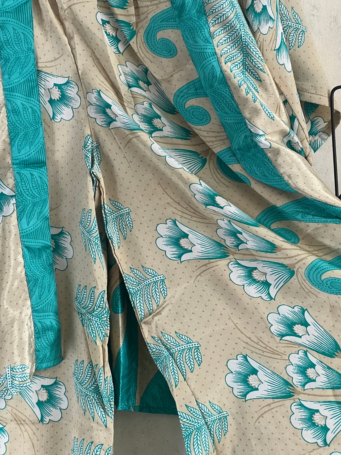Vintage Silk Trousers & Shirt Co-ordinated Set