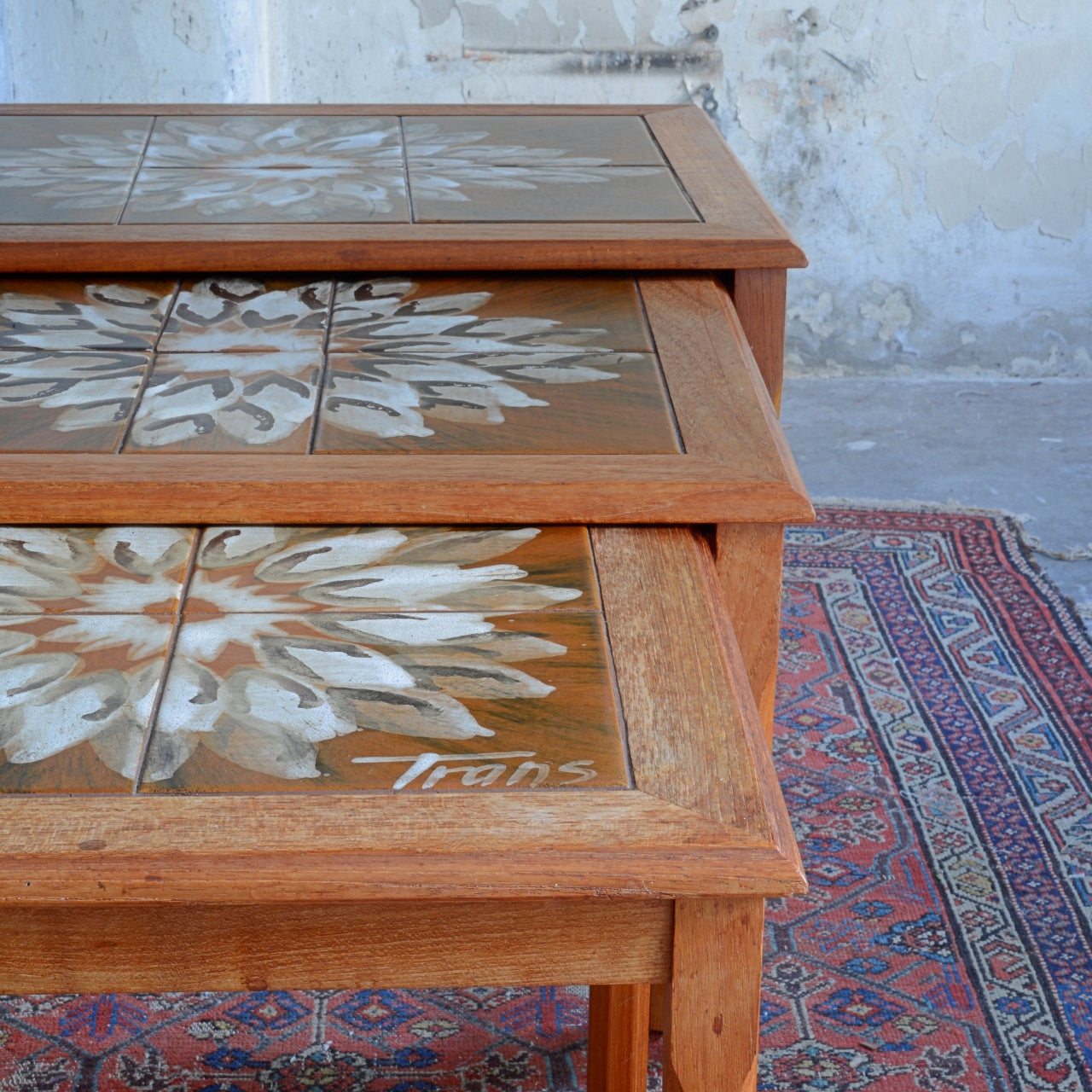 1960's Danish Nesting Tables by Mobelfabrikken Toften